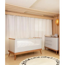 Kit Berço + Colchão + Cômoda Canção de Ninar à vista