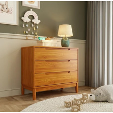Cômoda 3 gavetas Lion Carvalho Avelã