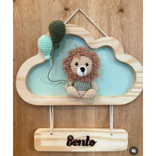 Decoração Quadro Nuvem Leão