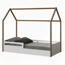 Cama montessoriana Tivoli com casinha mel e 2 minigrades
