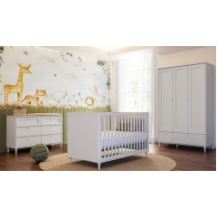 Kit Quarto Completo Fofura branco