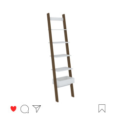 BRINDE Acessório Estante Escada Sambalelê branco com mel BRINDE Acessório Estante Escada Sambalelê branco com mel